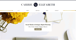 Desktop Screenshot of carrieelizabeth.com