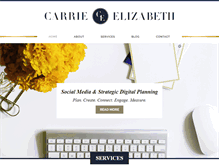 Tablet Screenshot of carrieelizabeth.com